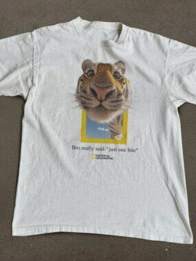 National Geographic Tiger Shirt, Bro Really Said Just One Bite Graphic Tee